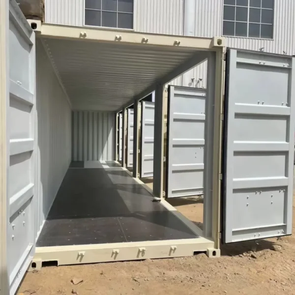 Open side containers have one or more side walls that can be fully opened, providing wider access to the cargo area. These containers are commonly used when items are too large to fit through end doors, or when more visibility and access is needed during loading and unloading
