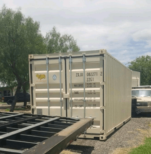 20ft high cube NEW shipping container, delivered to Houston in 07/18